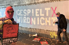 Gespielt wird nicht! 
Jetzt sind wir dran!